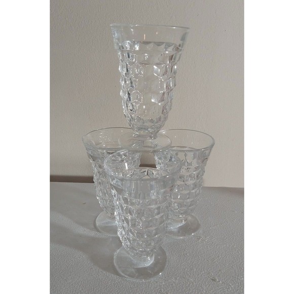 s-l400.jpg Vintage Fostoria America Pattern Footed Iced Tea Tumblers